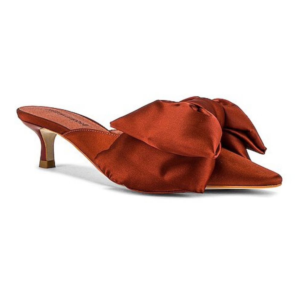 Jeffrey Campbell Ruban Mule In Rust Size 9